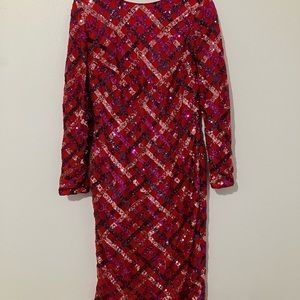 Amazing red Sequin dress
